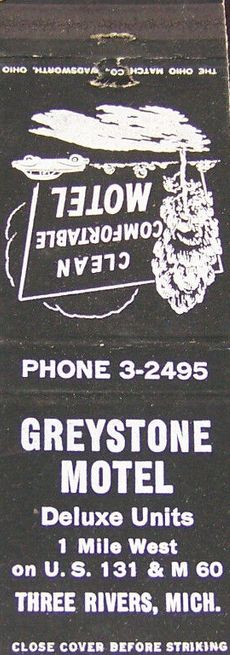 Greystone Motel - Matchbook (newer photo)